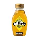 Hilltop Honey - Organic Blossom Honey - Squeezy Bottle - 340g