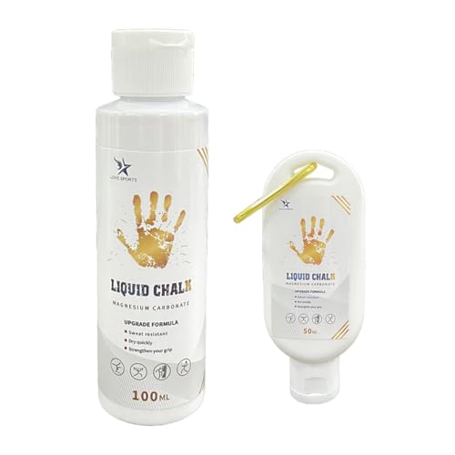 Makbeaty Liquid chalk mix. Quick-drying and sweat-resistant making it ideal for weightlifting and obstacle training.