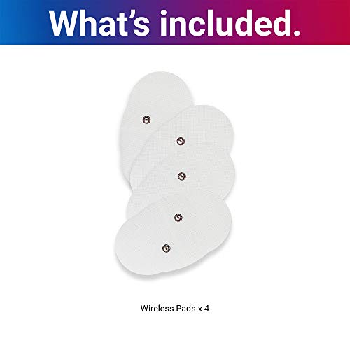 iReliev Wireless Electrode Pads Refill Kit, 4 Pads Per Box, Fits ET
