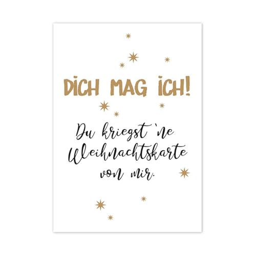 modern times Postkarte Weihnachten WEIHNACHTEN - Motiv: DU...