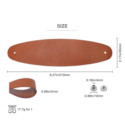 Voarmaks Genuine Leather Headband Strap with Flat Screw Nut Upgrade - Compatible with AKG K701, K702, Q701, Q702, K601, K612, K712 Headphones, Premium Handcrafted, Durable & Breathable by Voarmaks - Used condition - Image 2