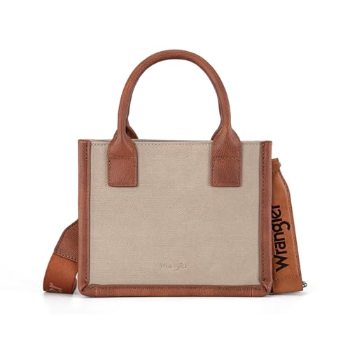 Image of Wrangler Mini Tote Bag for Women Western Small Crossbody Purse Top Handles Satchel Handbag WG171-2811KH