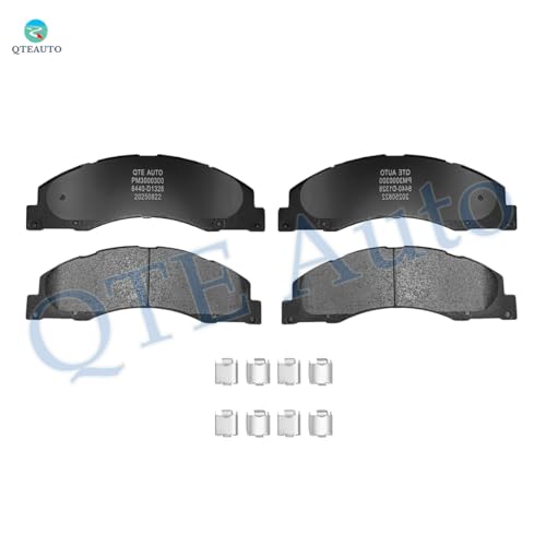 Image of PM Auto Front Ceramic Brake Pad Kit Compatible With 2008-2019 2021-2023 Ford E-450 Super Duty