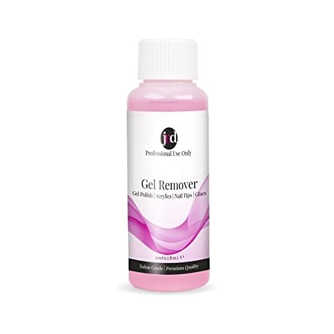 JND Gel Polish Remover with Acetone for Fast Action Removal of Nail Polish, Gels, Acrylics, Tips, and Glue (50ml) Cover