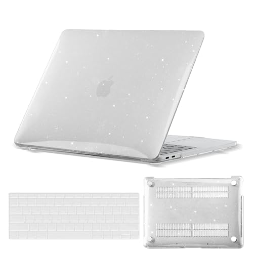 Coque MacBook Pro 13 évitez les rayures sur châssis Apple avec étui pailleté