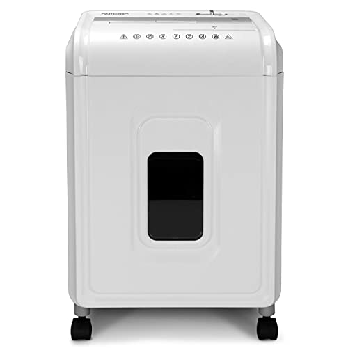 Aurora Au1262Xa Anti-Jam 12-Sheet Crosscut Paper And Cd/Credit Card Shredder, White/Gray #TOP5