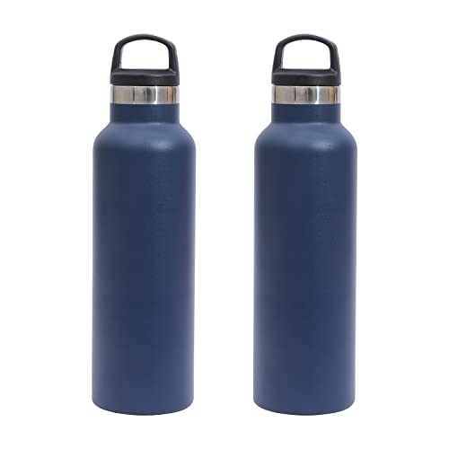 Insulated Water Bottle Stainless Steel Vacuum Insulated Double-Wall Thermos,Water Bottle with Handle Lid