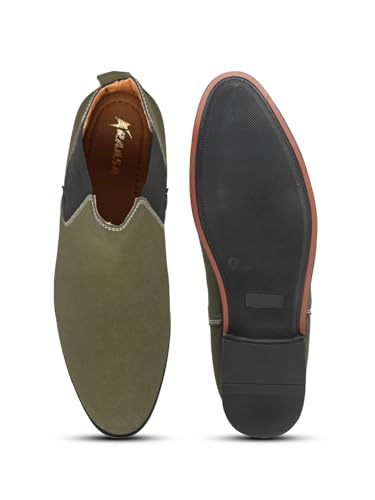 Image of Men's Slip On Fashion Chelsea Boots | High Tops, Soft Cushioned Insole, Comfortable Fit, Trendy, Stylish Boots