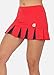 A40degrés Sport & Style, Jupe Feliz rouge, femme, tennis et padel (42 L)
