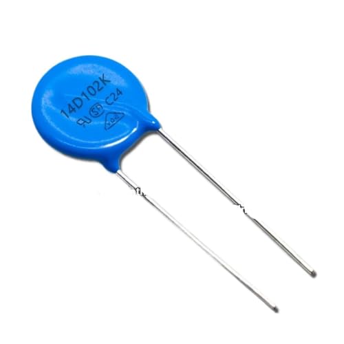 Varistor 14D102K de 14mm y 1000V: componente DIP-2 102KD14 para protección electrónica