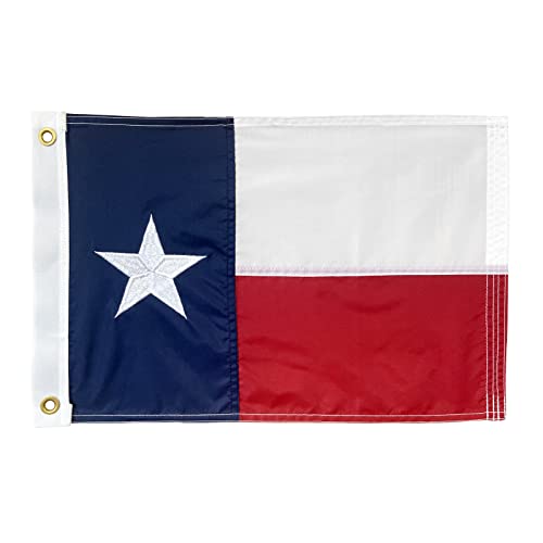 Drapeau du Texas anti-effilochage en nylon cousu pour mât de bateau