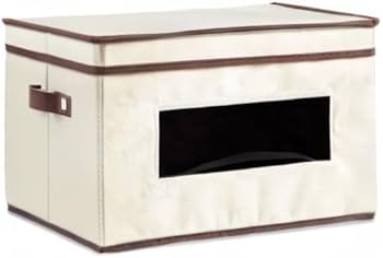 Amazon.com - Juvale Stackable Fabric Storage Bins with Lids - 16.2