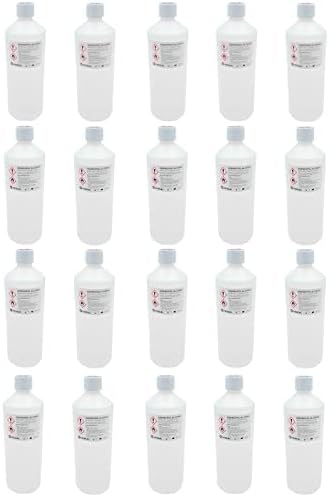 Isopropyl Alcohol 20L – 20 x 1L Bottles of 99.9% IPA Disinfectant & Sanitiser – Removes Grime on Phones & Electronics – Degreaser, Cleaning Fluid & Solvent for Paint Thinning