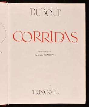 Hardcover Dubout: Corridas [French] Book