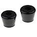Inzopo 2pcs Perfectly Soft Toe Stops Roller Skate Stopper for Derby and other Skating Black