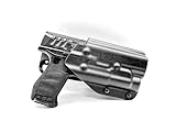 Model 4 Holster for Walther PDP 4in 5in - TLR1, TLR1HL, Light Bearing, OWB, Right & Left Hand (Right Hand - Black - Blade TECH Duty Drop)