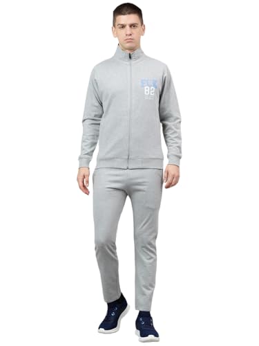 Image of Men's Winter Fleece Tracksuit | Zip-Up Sweatshirt & Track Pants, Soft Fleece Fabric, Warm 2-Piece Sportswear for Gym, Streetwear & Casual Wear |FTS-60
