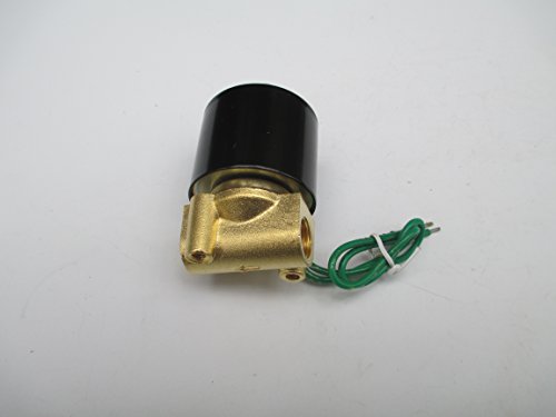 1/4 Solenoid Valve 24V Ac Brass Electric Air Water Gas Diesel Normally Closed Npt #TOP4