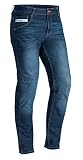  Ixon Mike - Pantalones vaqueros para moto, color azul, talla L