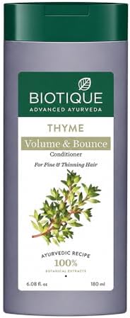 Biotique Bio Thyme Volume Conditioner for Fine and Thinning Hair, 180ml