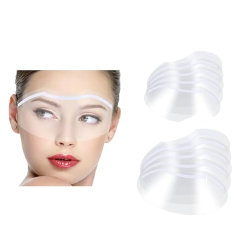 Lot de 10 visières transparentes en plastique transparent après une chirurgie de la cataracte - Protection des yeux - Pour microblading et maquillage permanent