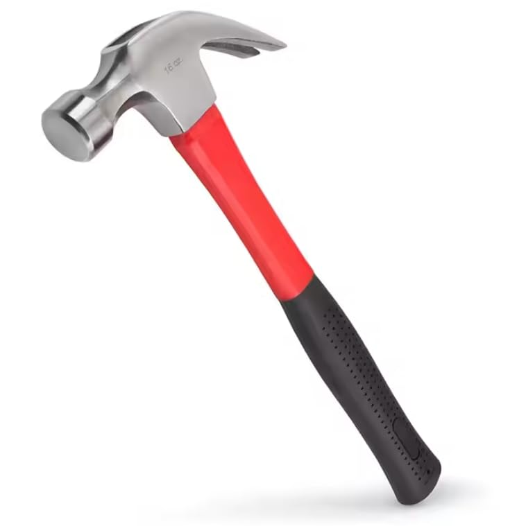 Metric Marine Claw Hammer, With Fiberglass Handle (20 oz), 3-Pack