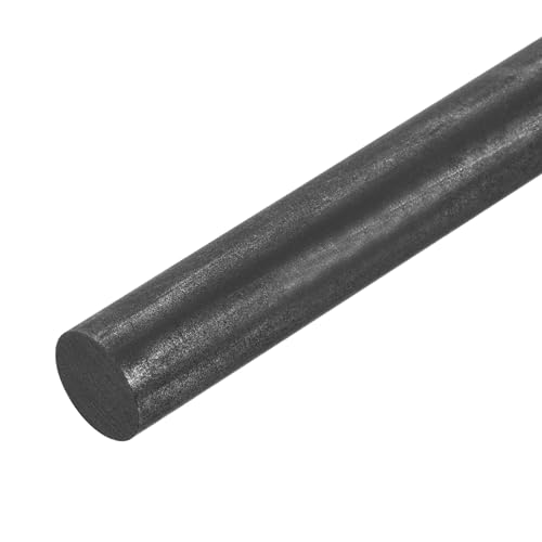 QUARKZMAN Graphit Stab Graphit Rührstab Zylinder Stick Kohlenstoff Stab 305x19mm Schwarz für Elektroden Schmelzen Gießen Tiegel Pack von 1