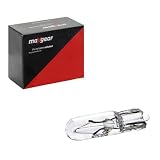 MAXGEAR 10x Glassockellampe Glühlampen Set 12V 1,2W W2X4.6D | 78-0041SET