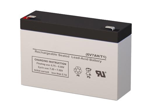 Enduring 3FM7.5 (3-FM-7.5) SLA Replacement Battery, 6 Volt 7