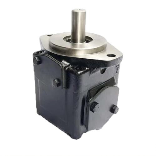 RBFRZGSU 1pcs T6E Industrial Hydraulic Oil Pumps T6 Vane Pumps Spline Shaft Replacement Rotation :CW(T6E-052-3R00-B1)