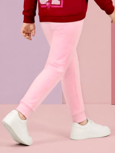 Image of KiddoPanti Boys Solid Fleece Track Pants | Cotton Poly Fleece Fabric | Ankle Length Bottom Rib | 2 Front Patch Pocket | Elastic Waist & Drawcord | Jogger Track Pants for Boys
