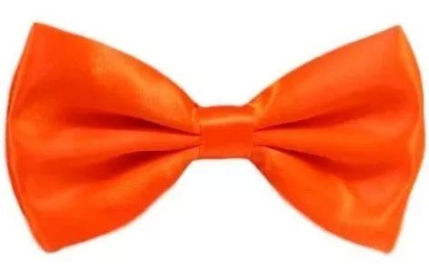 Gravata Borboleta Com Regulador Adulto E Infantil (Adulto, Laranja)