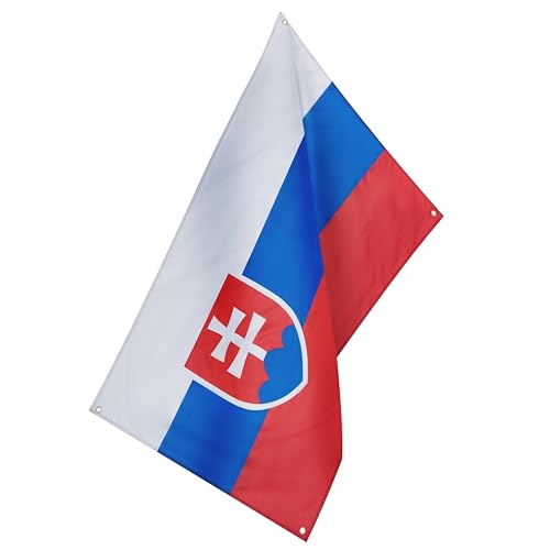 Runesol Slovakia flag, 91x152cm, 3ft x 5ft, 4 Grommets, Eyelet In Every Corner, Slovakian National Premium Flag, Inside - Image 3