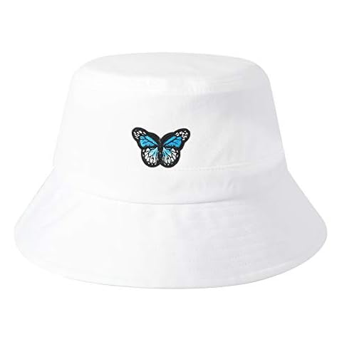 ZLYC Unisex Fashion Bucket Hat with Butterfly Design Cover