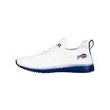 Buffalo Bills NFL Mens Gradient Midsole White Sneakers