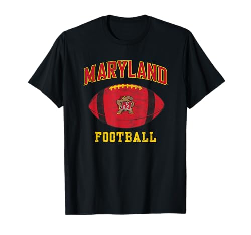 University of Maryland Terrapins Football Ball T-Shirt