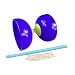 Imagen de Yunmeryker Diabolo Juguete Interactivo con Triple Rodamiento Doble Cabezal con Cuerda y Palos para Mejorar Equilibrio y Coordinación Adecuado para Niños