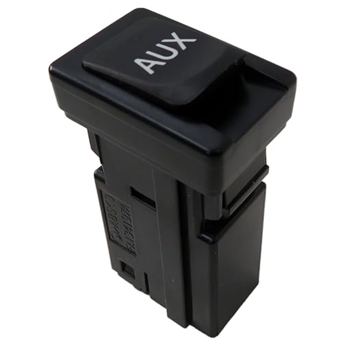 INGQI 86190-02010 Aux Jack Port Fit for 2007-2014 Tundra, Aux Port Auxiliary Input Jack Stereo Adapter Assembly, Black