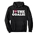 I Love The Goalie Cute Hockey Goalie Family Grandma Mom Pullover Hoodie