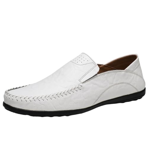 Modern Slip On Loafers Men Lightweight Breathable Casual Shoes for Driving Walking Travel Summer Wear