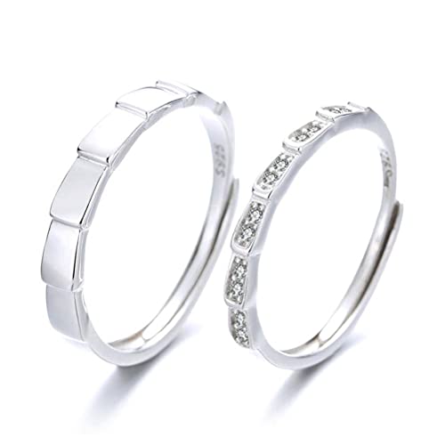 Cadeau amant bague en argent minimaliste pour moments inoubliables