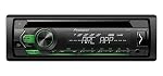 PIONEER – Pioneer DEH-S120UBG, 1-DIN RDS-Autoradio mit grüner Tastenbe