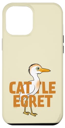Cute Cartoon Jumbo Cattle Egret Bird Species Name Case