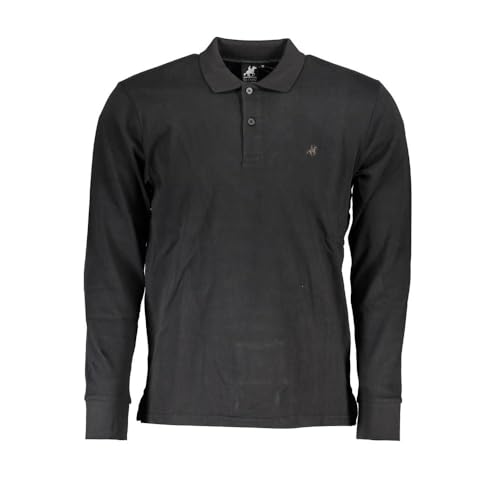 Polo manches longues homme noir élégant pour éviter le look trop strict
