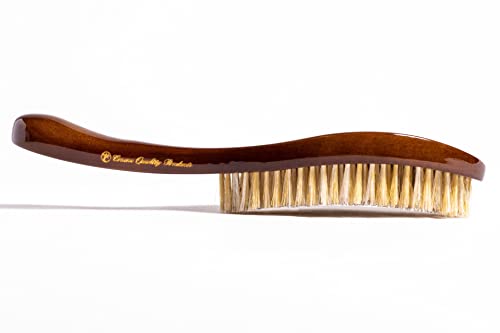 Crown Quality Products Original Contour 360 Wave Brush - Medium (Red Oak) #TOP5