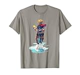 Disney Kingdom Hearts Sora Keyblade Hero Faded Starfish T-Shirt