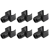 CHGCRAFT 6Pcs Replacement of The Wheelchair Seat Rail Guide Plastic Replacement Parts of Steel Standard Wheelchairs and Transport Chairs Wheelchair Supplier Fits 0.88 inch Inner Diameter