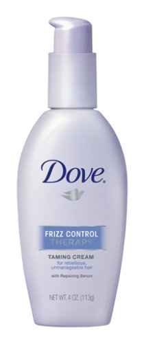 Dove Frizz Control Therapy Taming Cream, 4-Ounce Bottle (Pack of 6)