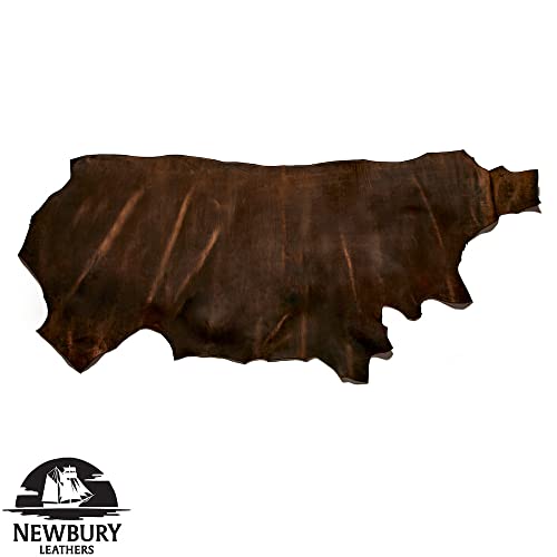 Buckleguy.com Newbury Leathers, Crazy Horse, Panel, Rattler Brown #TOP1