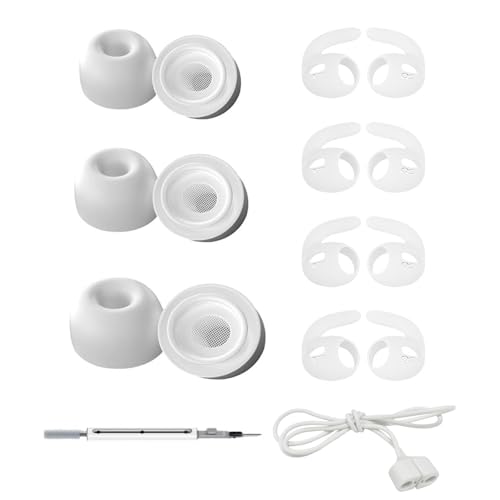 umvowuxa 4�s�[�X�Z�b�gfor Apple Airpods Pro���|��4��+��������l�b�g�V���R�������уo�b�N�P�[�XS/M/L+ 2���ڃv�b�V���v�����|���y��+�E���h�~�R��70cm